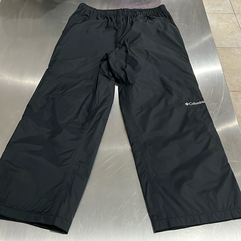 MEN’S SUNICE BLACK RAIN WIND PANTS SIZE LARGE